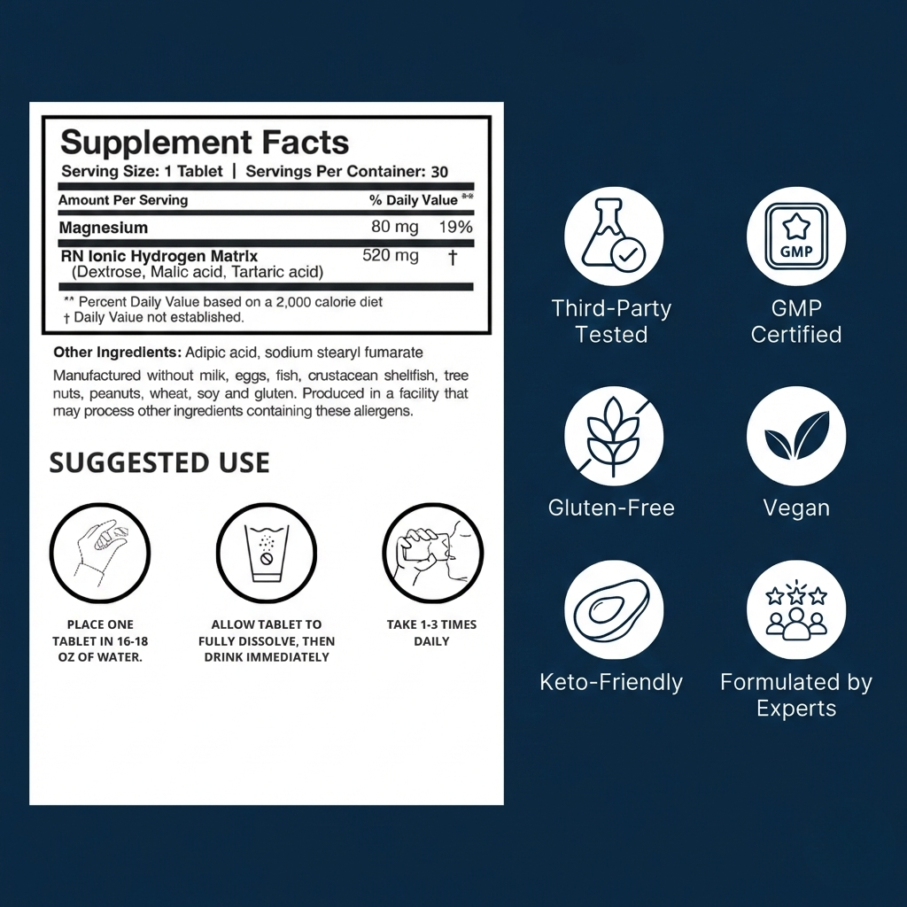 Molecular Hydrogen Tablets